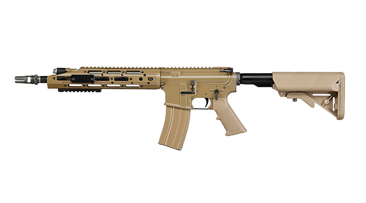 Wei-ETech M4 Raptor Standard Vollmetall AWSS Open-Bolt GBB 6mm BB tan - Version 3 Bild 1