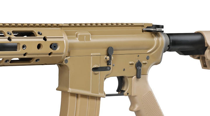 Wei-ETech M4 Raptor Standard Vollmetall AWSS Open-Bolt GBB 6mm BB tan - Version 3 Bild 7