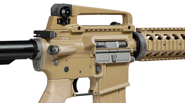 Wei-ETech M4A1 RIS Carbine Vollmetall AWSS Open-Bolt GBB 6mm BB tan - Version 3 Bild 8
