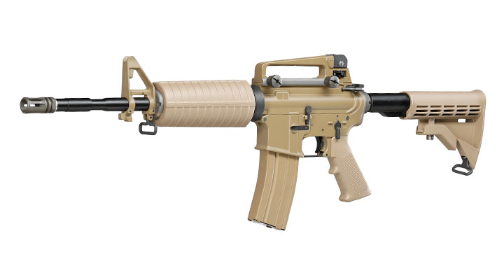 Wei-ETech M4A1 Carbine Vollmetall AWSS Open-Bolt GBB 6mm BB tan - Version 3