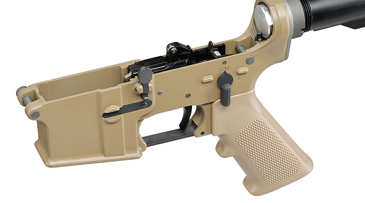 Wei-ETech M4A1 Carbine Vollmetall AWSS Open-Bolt GBB 6mm BB tan - Version 3 Bild 10