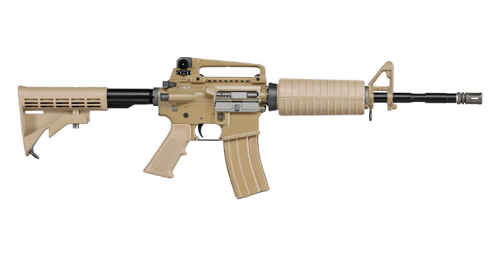 Wei-ETech M4A1 Carbine Vollmetall AWSS Open-Bolt GBB 6mm BB tan - Version 3 Bild 2