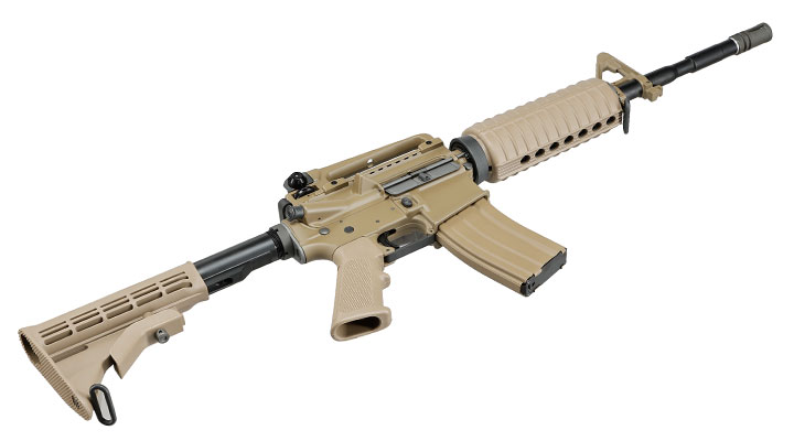 Wei-ETech M4A1 Carbine Vollmetall AWSS Open-Bolt GBB 6mm BB tan - Version 3 Bild 5