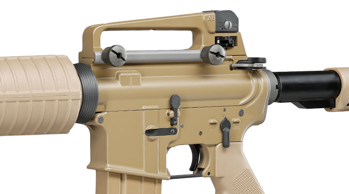 Wei-ETech M4A1 Carbine Vollmetall AWSS Open-Bolt GBB 6mm BB tan - Version 3 Bild 7