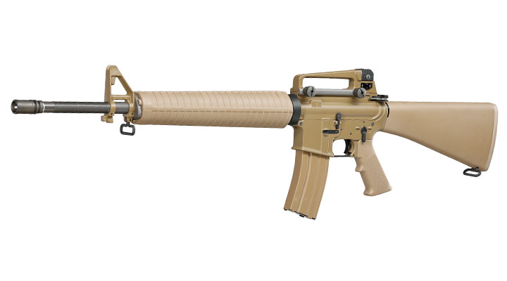 Wei-ETech M16A3 Rifle Vollmetall AWSS Open-Bolt GBB 6mm BB tan - Version 3