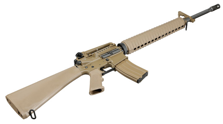Wei-ETech M16A3 Rifle Vollmetall AWSS Open-Bolt GBB 6mm BB tan - Version 3 Bild 4
