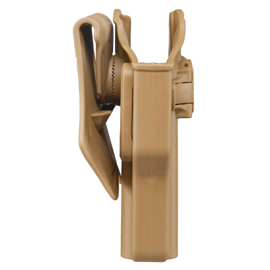 Amomax Per-Fit Universal Tactical Holster Polymer Paddle - passend fr ber 80 Pistolen Rechts khaki Bild 2
