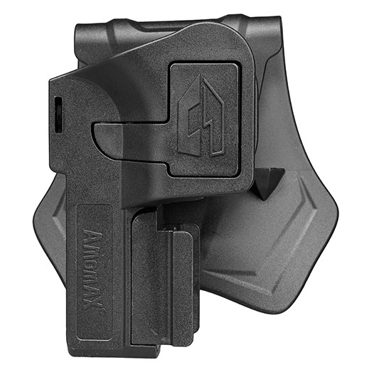 Amomax Per-Fit Rail Universal Tactical Holster Polymer Paddle - passend fr Pistolen mit Underbarrel Rail Rechts schwarz