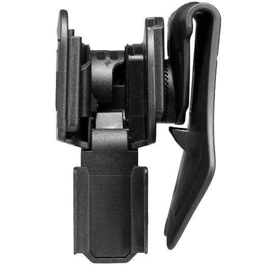Amomax Per-Fit Rail Universal Tactical Holster Polymer Paddle - passend fr Pistolen mit Underbarrel Rail Rechts schwarz Bild 6