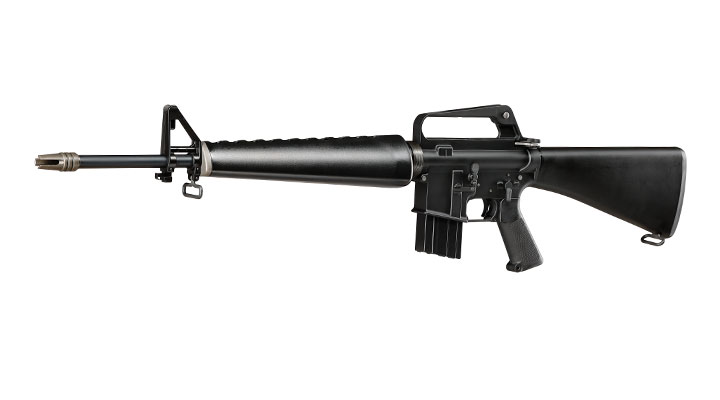 Wei-ETech M16A1 Rifle Vollmetall AWSS Open-Bolt GBB 6mm BB schwarz - Version 3