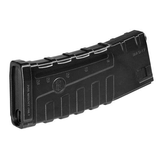 CAA Airsoft Division M4 / M16 MAG-17 Lightweight Polymer Magazin Mid-Cap 140 Schuss schwarz Bild 1