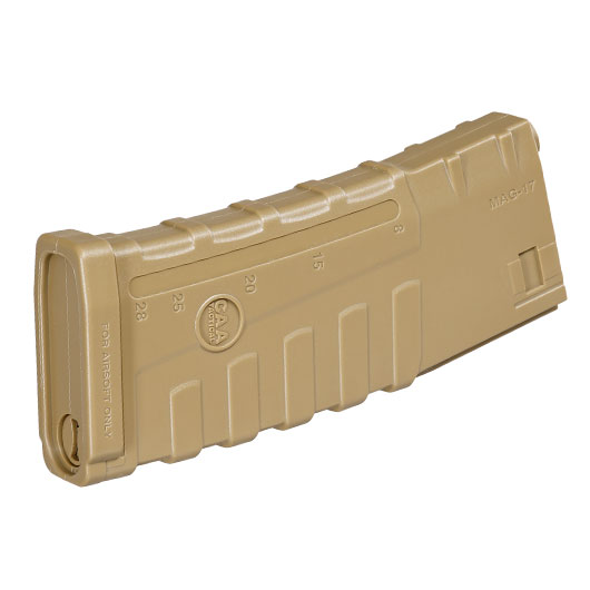 CAA Airsoft Division M4 / M16 MAG-17 Lightweight Polymer Magazin Mid-Cap 140 Schuss Dark Earth Bild 1