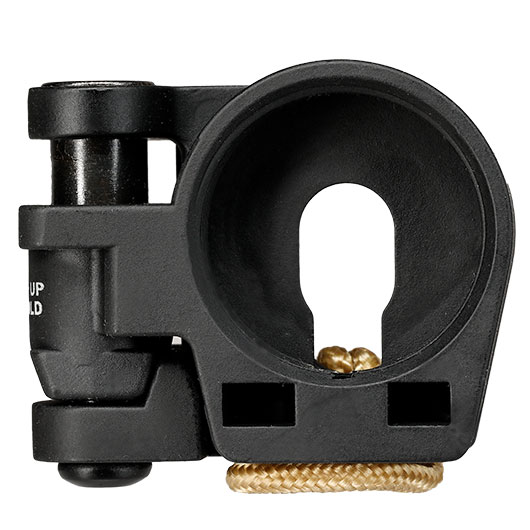 APS Aluminium Stock-Tube Klappschaft-Adapter f. APS / TM M4 / AR-15 S-AEG Gewehre schwarz Bild 5