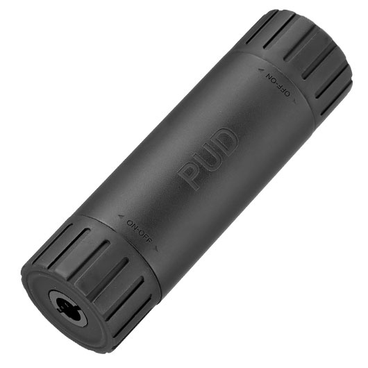 APS PUD Power Up Device Aluminium Suppressor Kit 110 x 34mm 14mm- mit 98mm Innenlauf schwarz