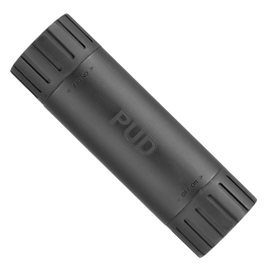 APS PUD Power Up Device Aluminium Suppressor Kit 110 x 34mm 14mm- mit 98mm Innenlauf schwarz Bild 4
