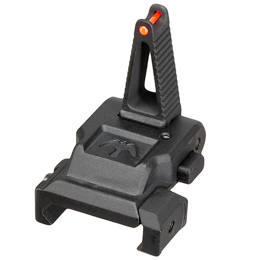 APS Falcon Aluminium Flip-Up Sight Set Front / Rear fr 20 - 22mm Schienen schwarz Bild 3