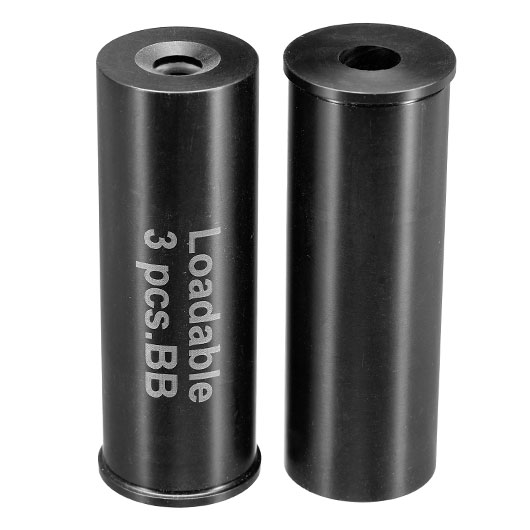 APS Striker-12 MKII Ersatzhlsen fr 3 6mm BB Rundkugeln schwarz - 12 Stck Bild 3