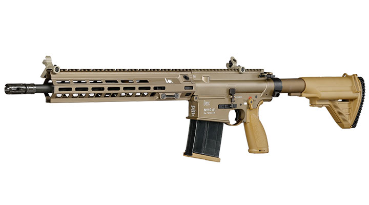 Heckler & Koch HK M110 A1 Airsoft Vollmetall Gas-Blow-Back 6mm BB grnbraun
