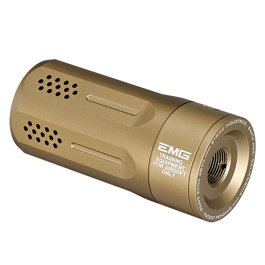 EMG / Strike Industries Oppressor Lite Aluminium Blast Shield Flat Dark Earth 14mm- Bild 3