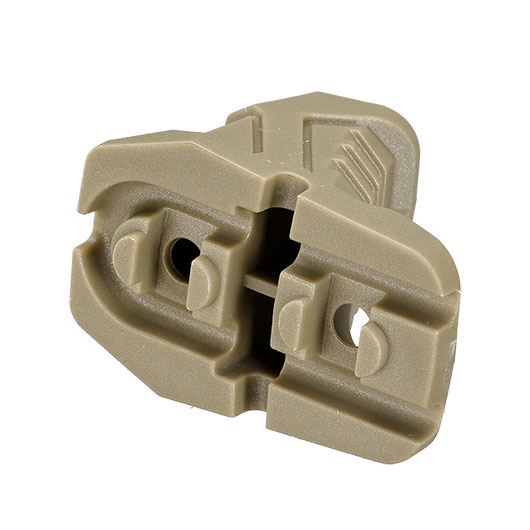 MP Airsoft LOCK Mini Hand Stop Polymer Frontgriff m. Kabelfhrung Dark Earth Bild 5