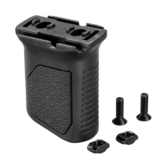 MP Airsoft LOCK Polymer Angled Vertical Frontgriff Short-Type m. Kabelfhrung schwarz