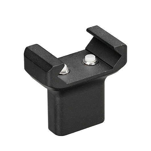 MET Aluminium Finger Stop f. 20 - 22mm Schienen schwarz Bild 1