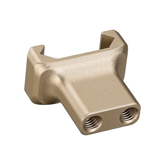 MET Aluminium Finger Stop f. 20 - 22mm Schienen Dark Earth Bild 4