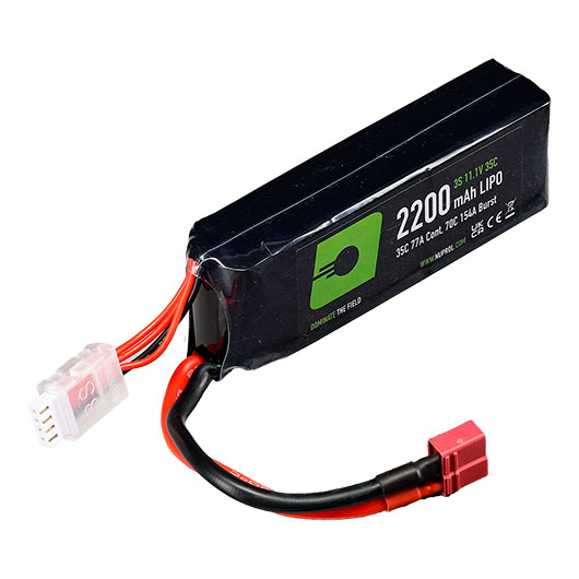 Nuprol Power Series LiPo Akku 11,1V 2200mAh 35C / 70C Small-Type m. Deans Anschluss Bild 2