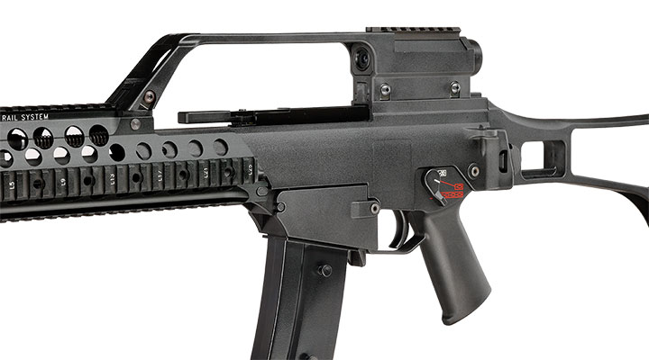 SRC SR36K KSK Dual Power Gas-Blow-Back 6mm BB schwarz Bild 7
