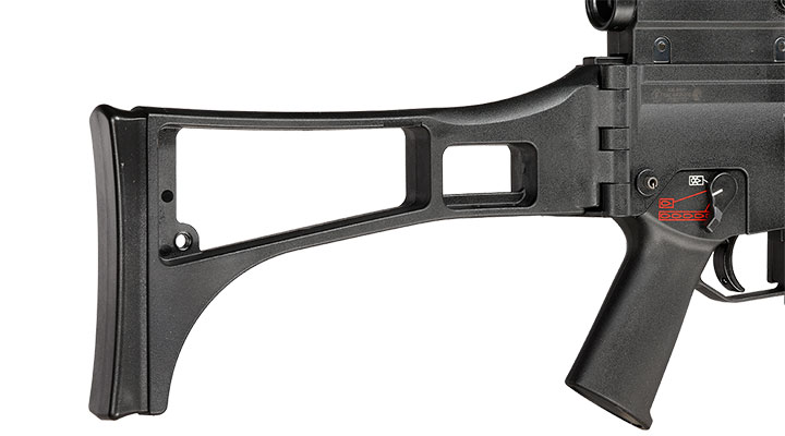 SRC SR36K KSK Dual Power Gas-Blow-Back 6mm BB schwarz Bild 9