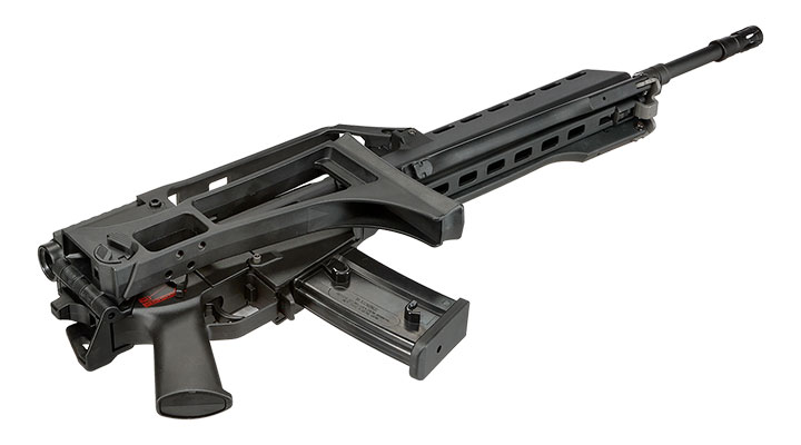 SRC SR36E mit Zweibein Dual Power Gas-Blow-Back 6mm BB schwarz Bild 5