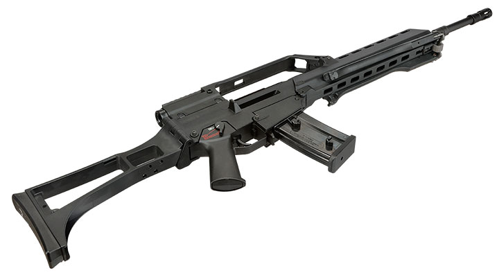 SRC SR36E mit Zweibein Dual Power Gas-Blow-Back 6mm BB schwarz Bild 6