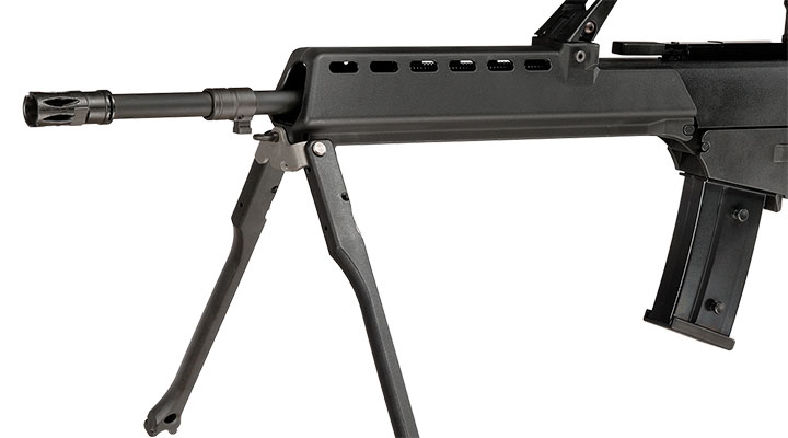 SRC SR36E mit Zweibein Dual Power Gas-Blow-Back 6mm BB schwarz Bild 8