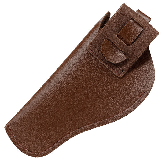 KWC Kunstleder Grtelholster universell f. Pistolen / Revolver bis 240 mm Lnge braun Bild 3