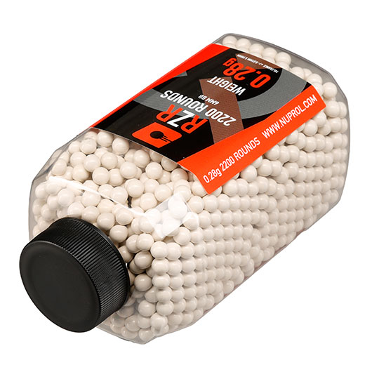 Nuprol RZR High Precision BBs 0,28g 2.200er Flasche weiss Bild 2