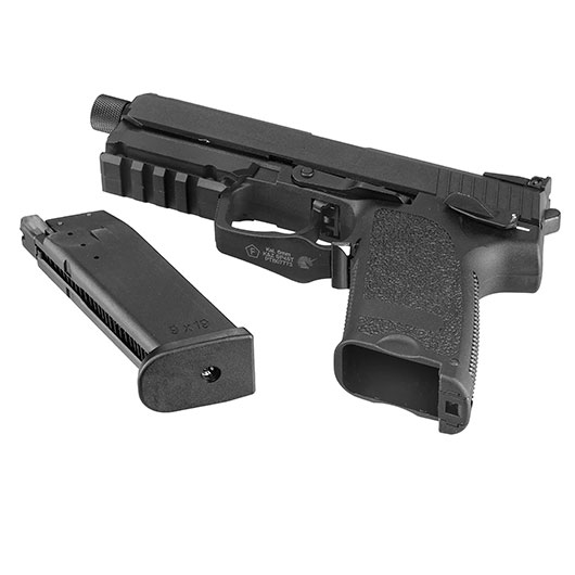 KLI SP.45 TAC mit Metallschlitten GBB 6mm BB schwarz Bild 6