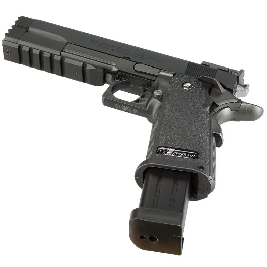 Wei-ETech Hi-Capa 5.2 Compensator R-Type Vollmetall GBB 6mm BB schwarz Bild 5