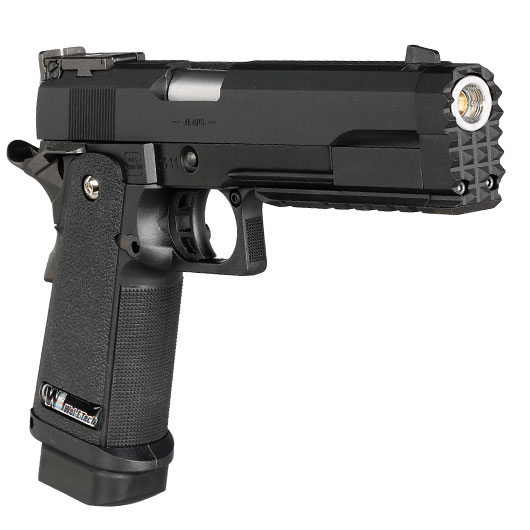 Wei-ETech Hi-Capa 5.2 Compensator R-Type Vollmetall GBB 6mm BB schwarz Bild 7
