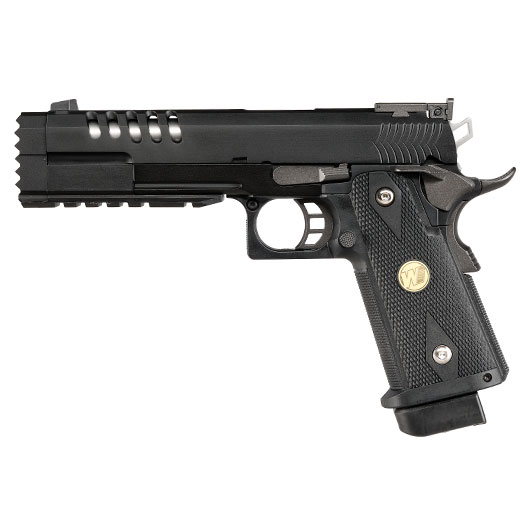 Wei-ETech Hi-Capa 5.2 Compensator K-Type Vollmetall GBB 6mm BB schwarz Bild 1