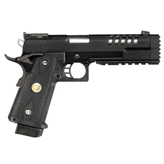 Wei-ETech Hi-Capa 5.2 Compensator K-Type Vollmetall GBB 6mm BB schwarz Bild 3