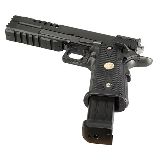 Wei-ETech Hi-Capa 5.2 Compensator K-Type Vollmetall GBB 6mm BB schwarz Bild 5