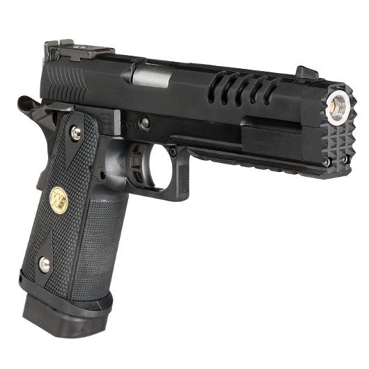Wei-ETech Hi-Capa 5.2 Compensator K-Type Vollmetall GBB 6mm BB schwarz Bild 7