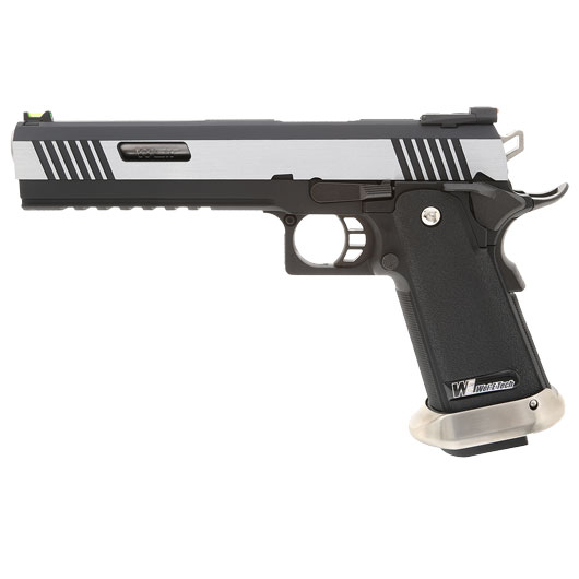 Wei-ETech Hi-Capa 6 WET Force Type-B Vollmetall GBB 6mm BB silber Bild 1