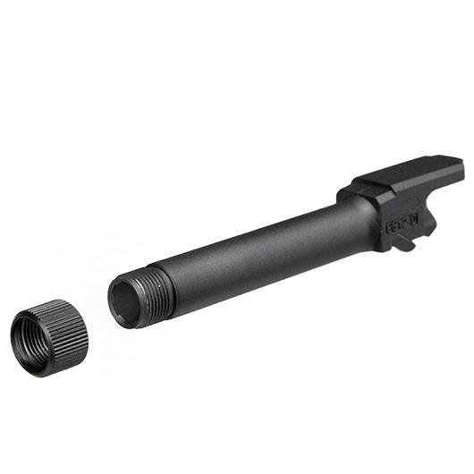 KJ Works CZ P-10 C Outer Barrel mit Silencer Gewinde 14mm- schwarz Bild 7