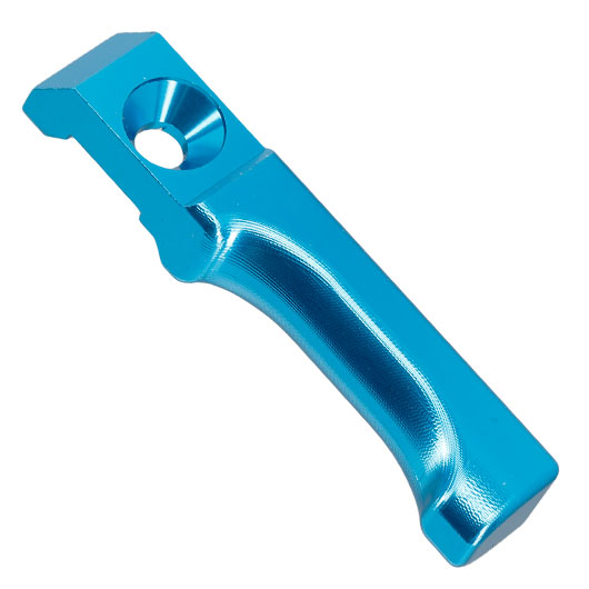 Modify CNC Aluminium IPSC Schnellspannhebel f. Modify Hi-Capa 5.1 Trinity GBB blau Bild 4
