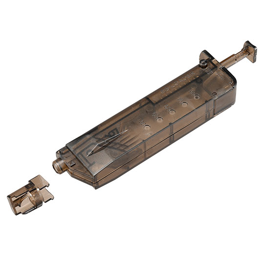 Firepower Pistol- / Rifle-Type Speedloader fr 100 BBs rauch-transparent Bild 1