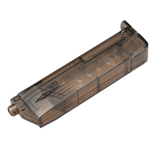 Firepower Pistol- / Rifle-Type Speedloader fr 100 BBs rauch-transparent Bild 2