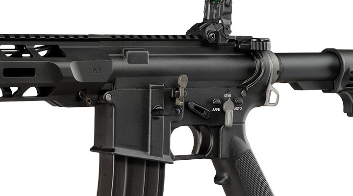SRC M4 Zaros Vollmetall GBB 6mm BB schwarz - Forged Receiver Edition Bild 7
