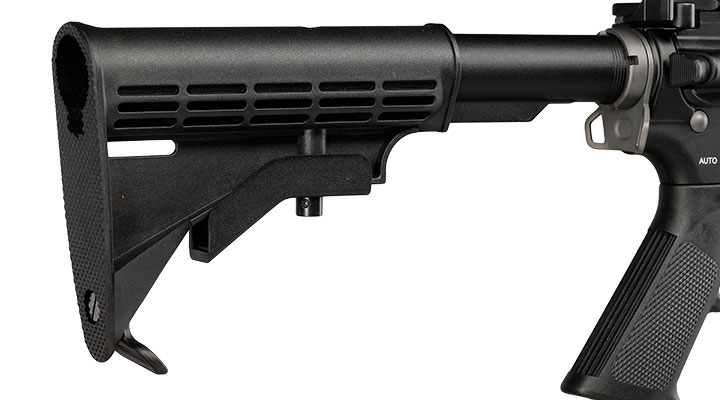 SRC M4 Zaros Vollmetall GBB 6mm BB schwarz - Forged Receiver Edition Bild 9