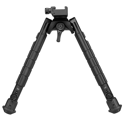 UTG Heavy Duty Recon 360 Grad Fine Tune Metall Zweibein - Gummife 200 - 310 mm schwarz - Version 3 Bild 1